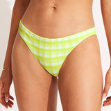 Portofino Hipster Bikini Pant - Wild Lime - Simply Beach UK