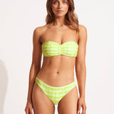 Portofino Hipster Bikini Pant - Wild Lime - Simply Beach UK