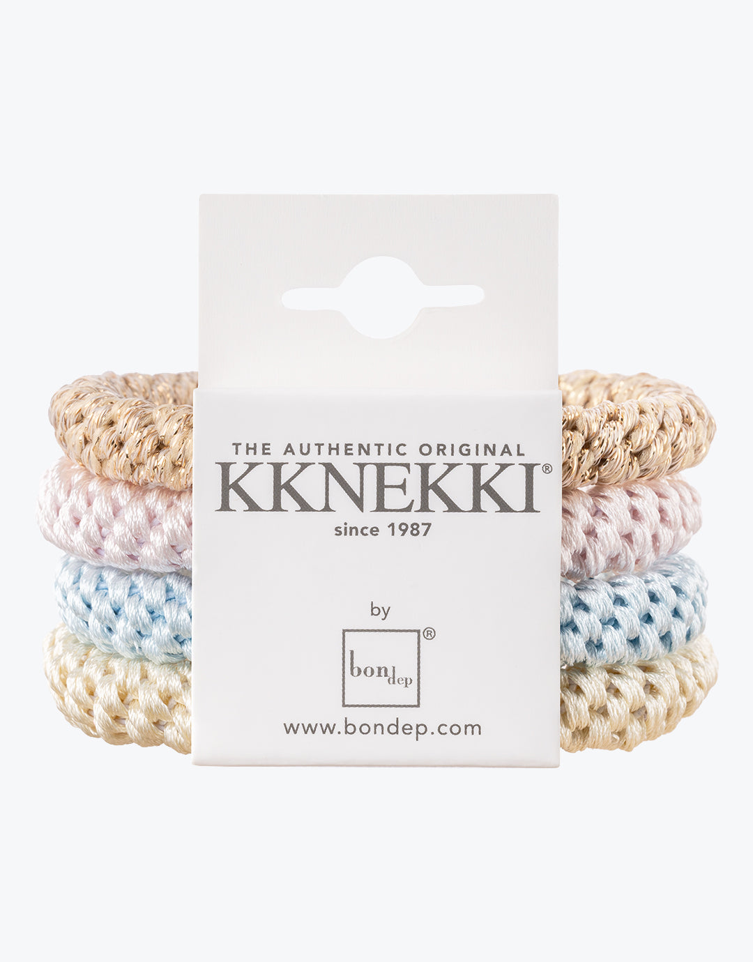 Original Hair Tie Bundle - Baby Blue, Cream, Pink and Beige - Simply Beach UK