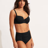 Collective DD Cup Underwire Bikini Top - Black - Simply Beach UK