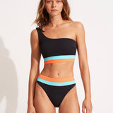 Slice of Splice High Rise Bikini Pant - Black - Simply Beach UK