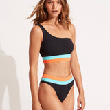 Slice of Splice High Rise Bikini Pant - Black - Simply Beach UK