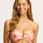 La Mer DD U Bar Bikini Top - White - Simply Beach UK