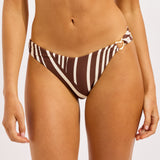 Seafolly Coastline High Cut Bikini Pant - Cocoa - Simply Beach UK