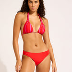 Coastline Reversible Hipster Bikini Pant - Flame - Simply Beach UK