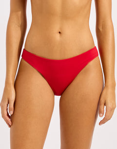 Collective Hipster Bikini Pant - Cosmo Red - Simply Beach UK