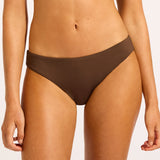 Collective Hipster Bikini Pant - Dark Chocolate - Simply Beach UK