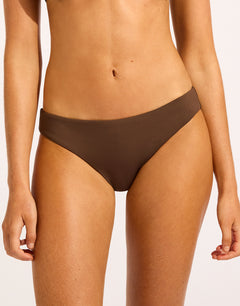 Collective Hipster Bikini Pant - Dark Chocolate - Simply Beach UK