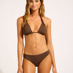 Collective Hipster Bikini Pant - Dark Chocolate - Simply Beach UK