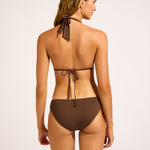 Collective Hipster Bikini Pant - Dark Chocolate - Simply Beach UK