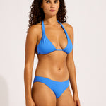 Collective Multi Fit Longline Tri Bikini Top - Sapphire - Simply Beach UK