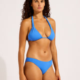 Collective Multi Fit Longline Tri Bikini Top - Sapphire - Simply Beach UK