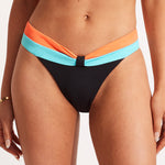 Slice of Splice Banded Bikini Pant - Black - Simply Beach UK