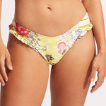 Coast to Coast High Cut Rio Bikini Pant - Wild Lime - Simply Beach UK