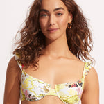 Coast to Coast Underwire Bra Bikini Top - Wild Lime - Simply Beach UK