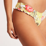 Coast to Coast High Cut Rio Bikini Pant - Wild Lime - Simply Beach UK