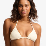 Chiara Slide Tri Bikini Top - Ecru - Simply Beach UK