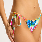 Ciao Bella Brazilian Tie Side Bikini Pant - White - Simply Beach UK