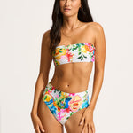 Ciao Bella Bandeau Bikini Top - White - Simply Beach UK