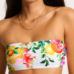 Ciao Bella Bandeau Bikini Top - White - Simply Beach UK