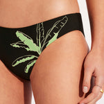 Palm Paradise Hipster Bikini Pant - Black - Simply Beach UK