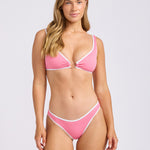 Seafolly Beach Bound Hipster Bikini Pant - Begonia Pink - Simply Beach UK