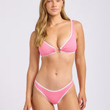 Seafolly Beach Bound Hipster Bikini Pant - Begonia Pink - Simply Beach UK