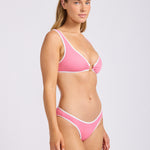 Seafolly Beach Bound Hipster Bikini Pant - Begonia Pink - Simply Beach UK