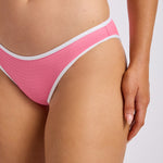 Seafolly Beach Bound Hipster Bikini Pant - Begonia Pink - Simply Beach UK