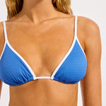 Beach Bound Slide Tri Bikini Top - Sapphire - Simply Beach UK