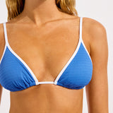 Beach Bound Slide Tri Bikini Top - Sapphire - Simply Beach UK