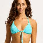 Oasis Slide Tri Bikini Top - Atoll - Simply Beach UK
