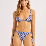 Seafolly Marseille Slide Tri Bikini Top - Blue Indigo - Simply Beach UK