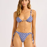 Seafolly Marseille Slide Tri Bikini Top - Blue Indigo - Simply Beach UK