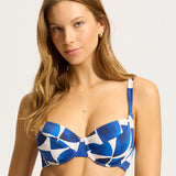 Sunray DD Underwired Bikini Top - Ultramarine - Simply Beach UK