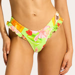 Tropique High Cut Rio Bikini Pant - Aloe Gel - Simply Beach UK