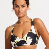 Birds of Paradise DD Sweetheart Halter Bikini Top - Black - Simply Beach UK