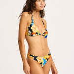 Ciao Bella Longline Halter Bikini Top - True Navy - Simply Beach UK