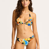 Ciao Bella Longline Halter Bikini Top - True Navy - Simply Beach UK