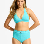 Oasis Belted Hollywood Boyleg Bikini Pant - Atoll - Simply Beach UK