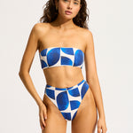 Sunray High Rise Bikini Pant - Ultramarine - Simply Beach UK