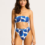 Sunray High Rise Bikini Pant - Ultramarine - Simply Beach UK