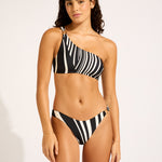 Coastline High Cut Bikini Pant - Black - Simply Beach UK