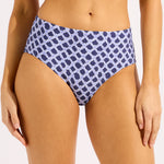 Seafolly Marseille High Waisted Bikini Pant - Blue Indigo - Simply Beach UK