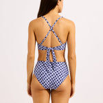 Seafolly Marseille Multi Fit Longline Tri Bra Bikini Top - Blue Indigo - Simply Beach UK