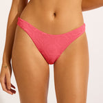 Luna High Cut Bikini Pant - Sunset Coral - Simply Beach UK
