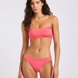 Sun Shimmer Hipster Bikini Pant - Rouge Pink