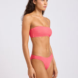 Sun Shimmer Hipster Bikini Pant - Rouge Pink