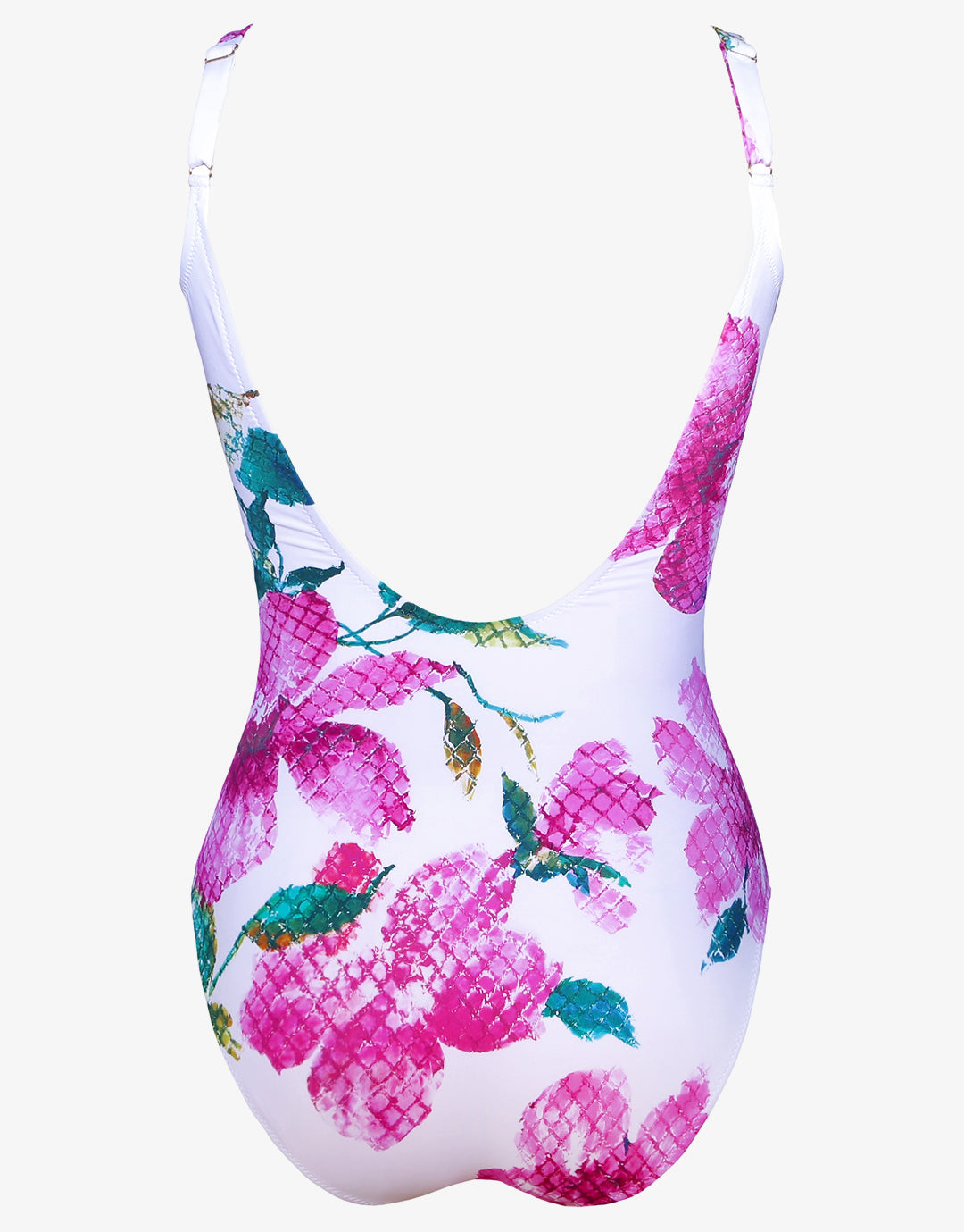 Valeria Wrap Front Swimsuit - Floral - Simply Beach UK