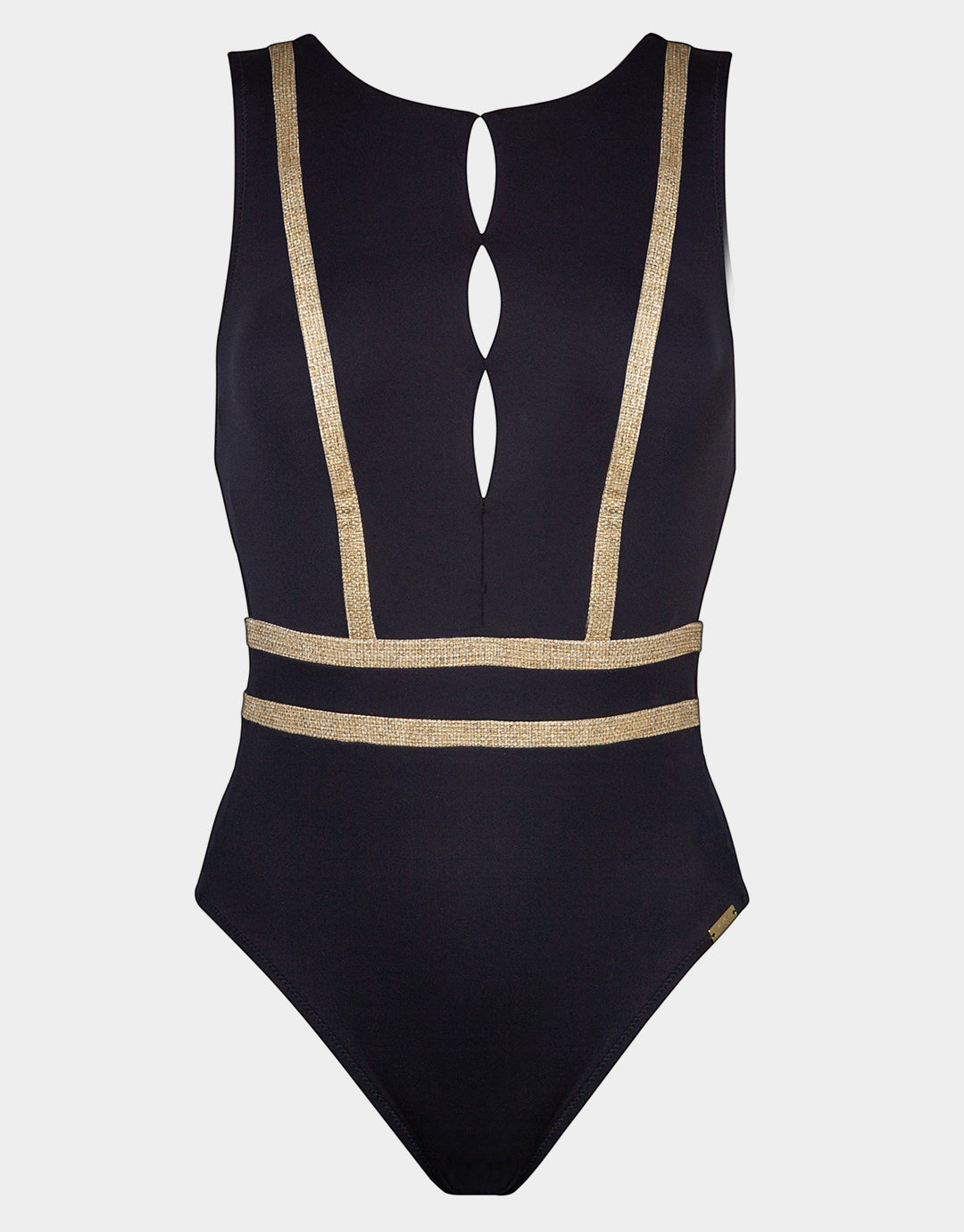 Construction High Neck Swimsuit - Simply Beach UK